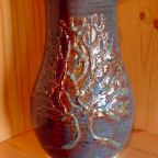 vase tree sky blue:amber