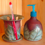 toothbrush holder+soap suspensor