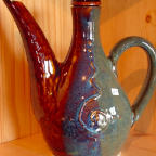 arabian tea pot sky blue:amber