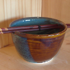 chopstick bowl sky blue:amber