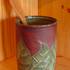 utensil holder leaf: green